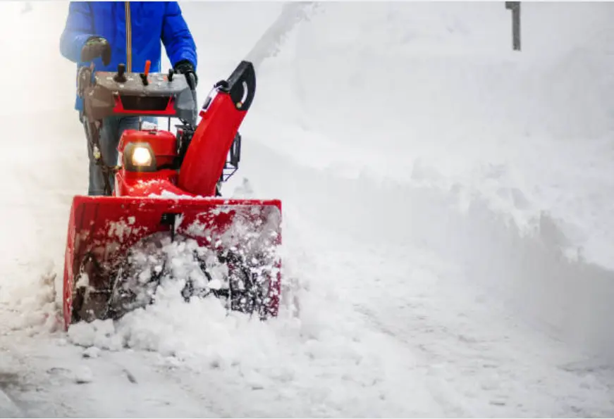 Oaklyn snow removal by Thomas and Son Landscaping